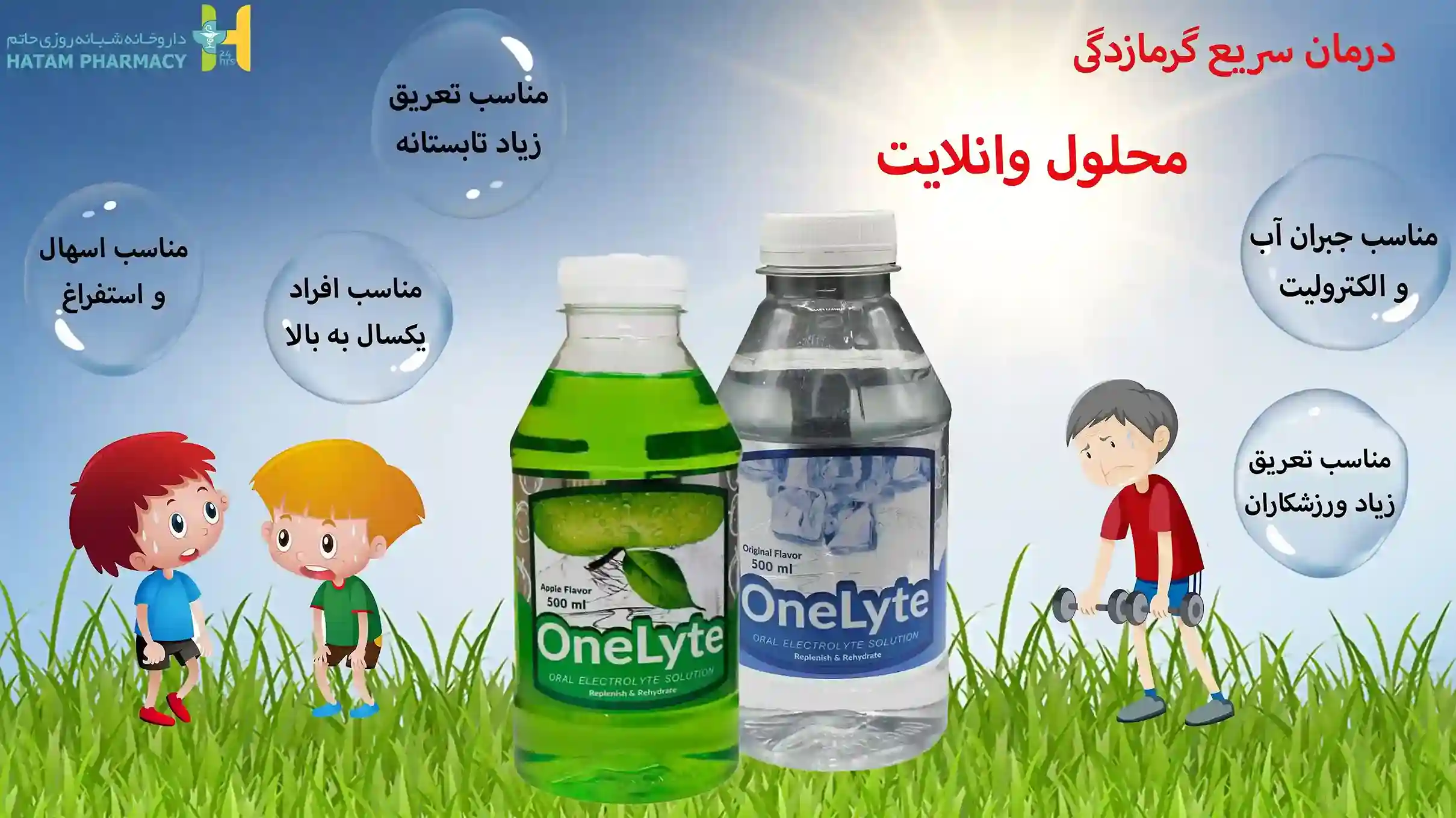 درمان سریع گرمازدگی